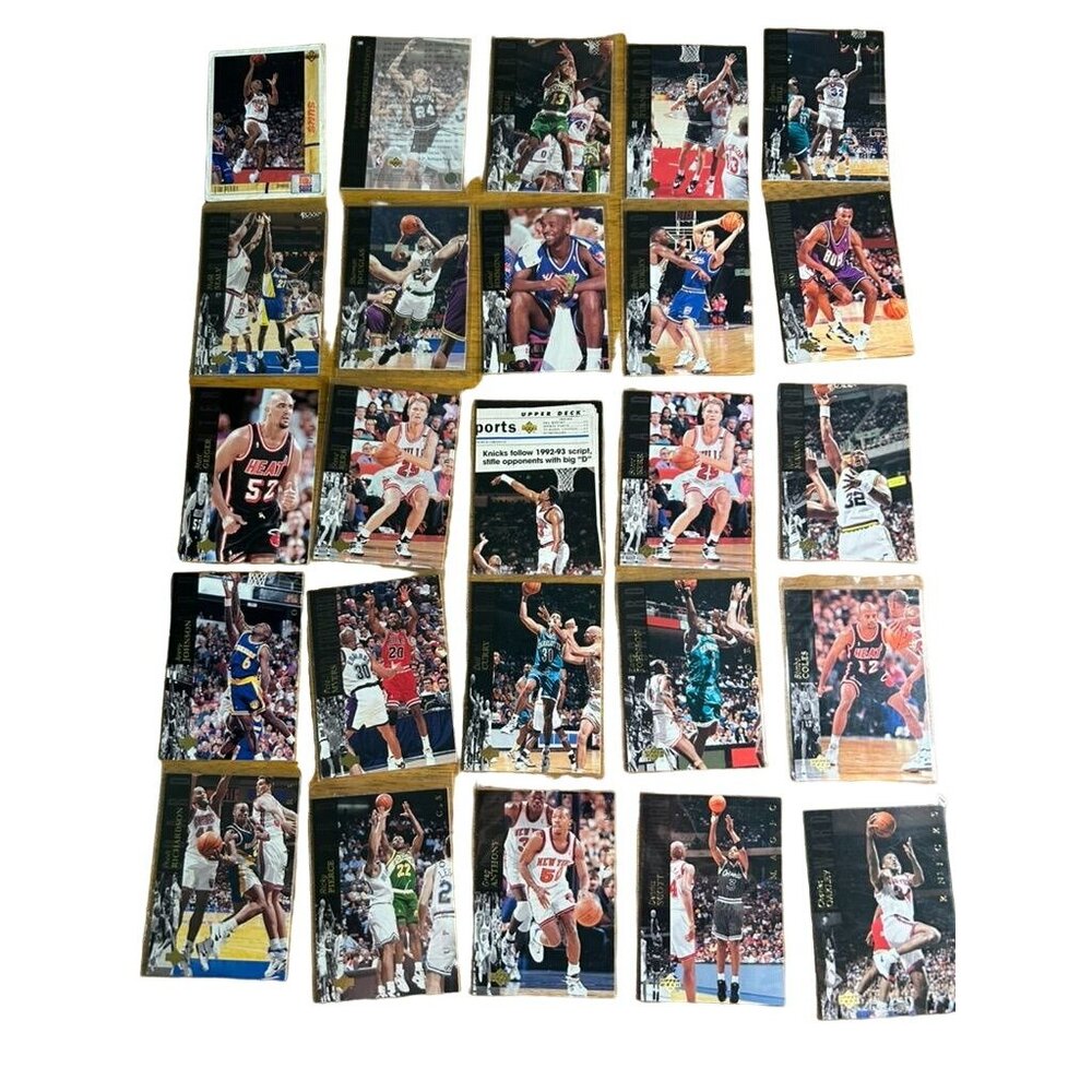 Lot Of 70 NBA Basketball Trading Cards - Various Years Teams &Players Upper Deck